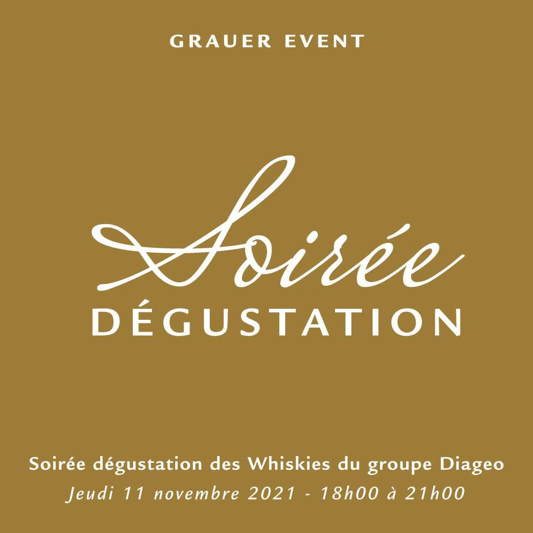 Soirée dégustation des Whiskies du groupe Diageo