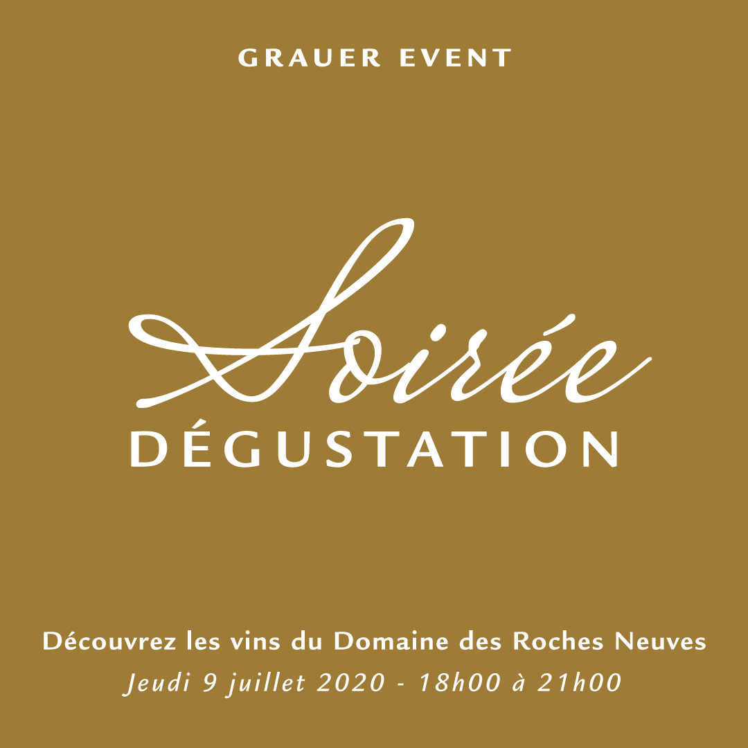 Tasting evening of Domaine des Roches Neuves wines