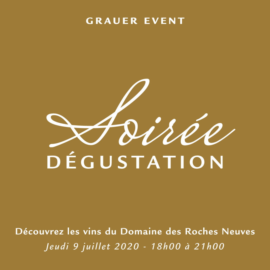 Soirée dégustation des vins du Domaine des Roches Neuves