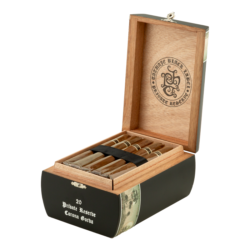 black-label-corona-gorda-box