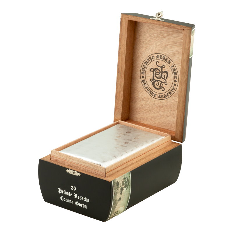 black-label-corona-gorda-box