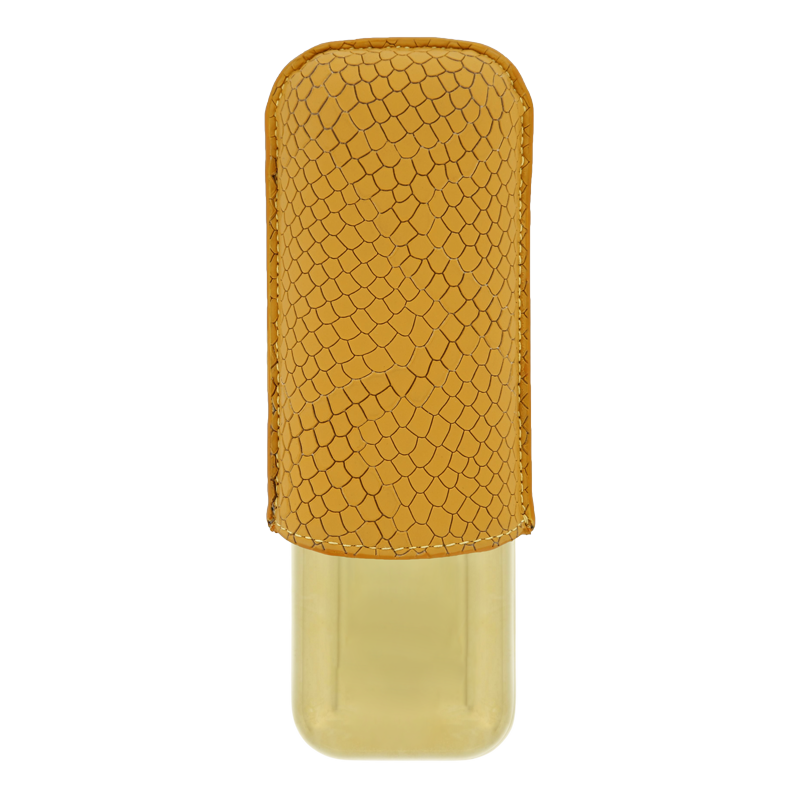 metal-base-cigar-case-dragon-scale-honey-gold-2-cigare-piece