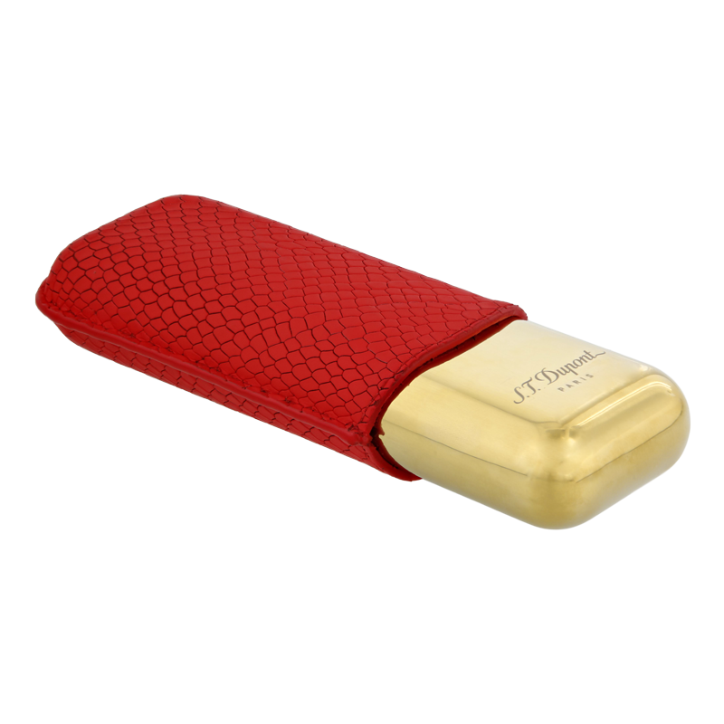 metal-base-cigar-case-dragon-scale-burgundy-gold-2-cigare-piece