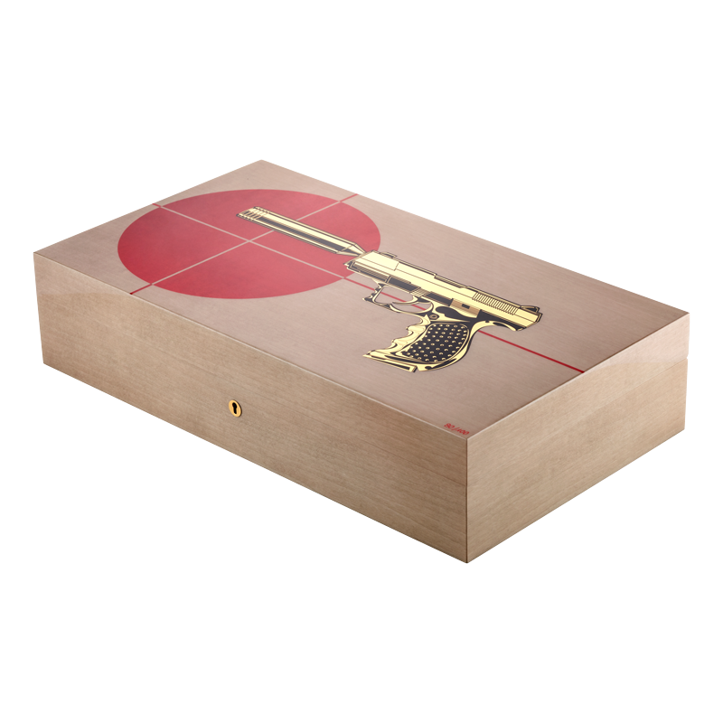 humidor-gun-target-gray-red-110-piece
