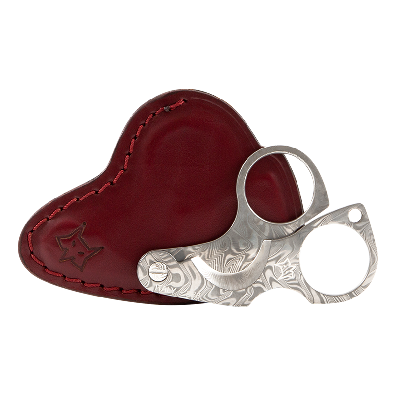 FOX KNIVES FIGARO CIGAR CUTTER - DAMASCUS Piece