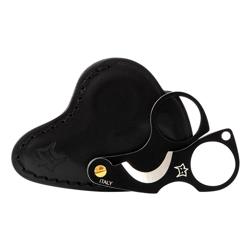 FOX KNIVES FIGARO CIGAR CUTTER - BLACK Piece