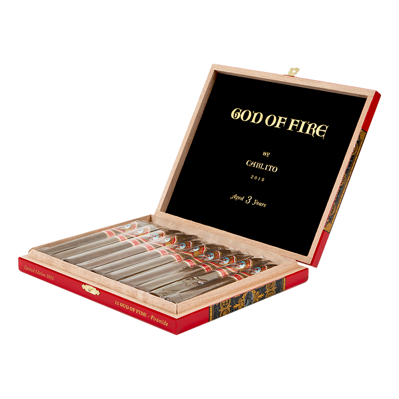 ARTURO FUENTE GOD OF FIRE BY CARLITO - PIRAMIDE Box 10