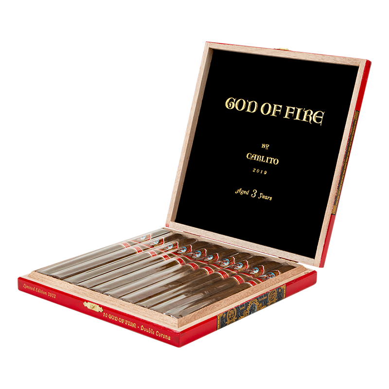 ARTURO FUENTE GOD OF FIRE BY CARLITO - DOUBLE CORONA Box 10