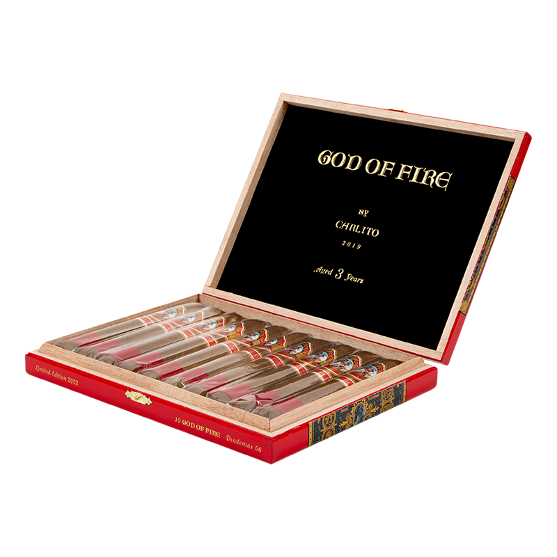 ARTURO FUENTE GOD OF FIRE BY CARLITO - DIADEMAS 56 Box 10