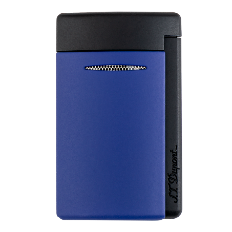 ST DUPONT MINIJET - MATTE OCEAN BLUE & BLACK Piece