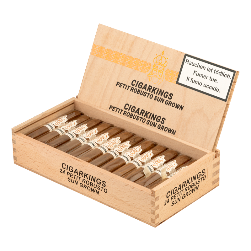 CIGARKINGS SUN GROWN - PETIT ROBUSTO Box 24