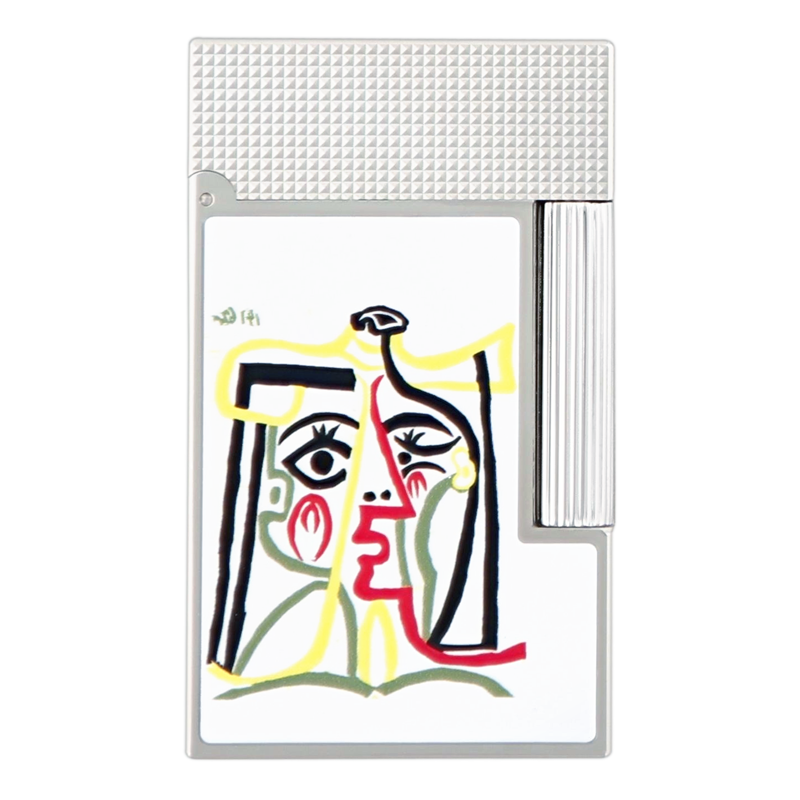 ST DUPONT LIGNE 2 - PICASSO WHITE & PALLADIUM Piece