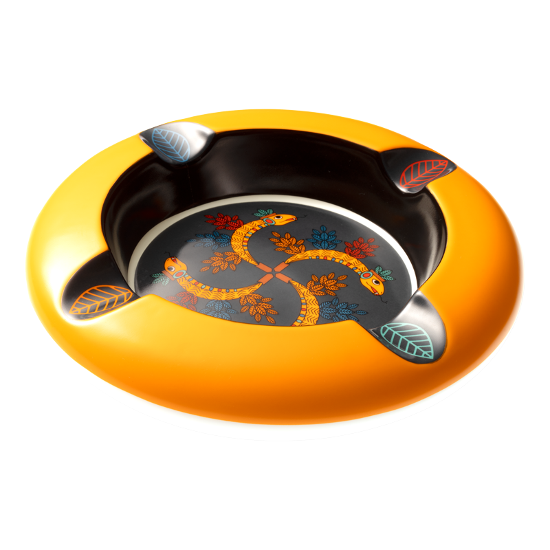 TOTEM ASHTRAY - FEATHERED SERPENT Piece
