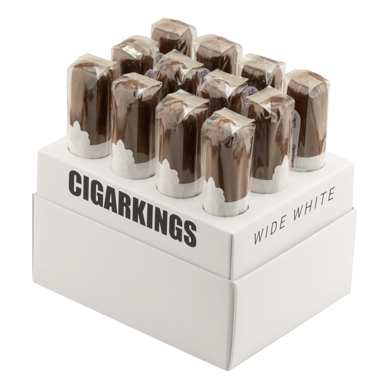 CIGARKINGS WIDE WHITE Box 12