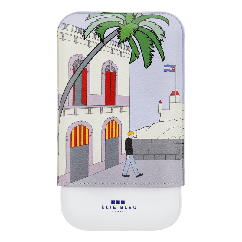 ELIE BLEU CIGAR CASE - CASA CUBANA - 3 Piece