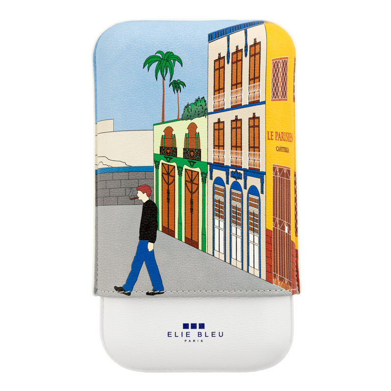 ELIE BLEU CIGAR CASE - CASA CUBANA LE PARISIEN - 3 Piece