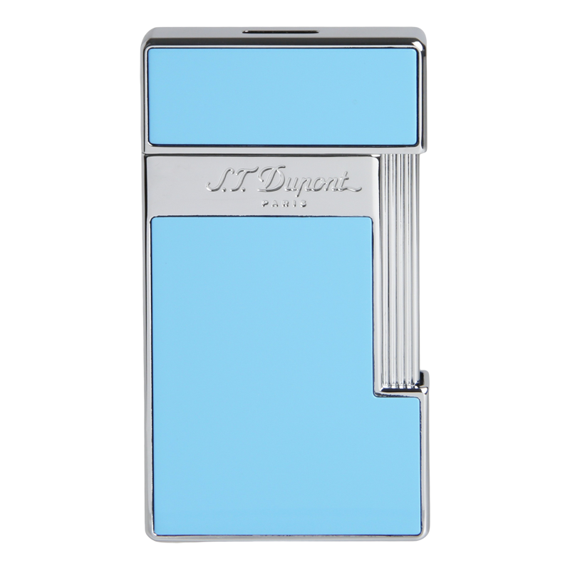 ST DUPONT SLIMMY - SKY BLUE&CHROME Piece