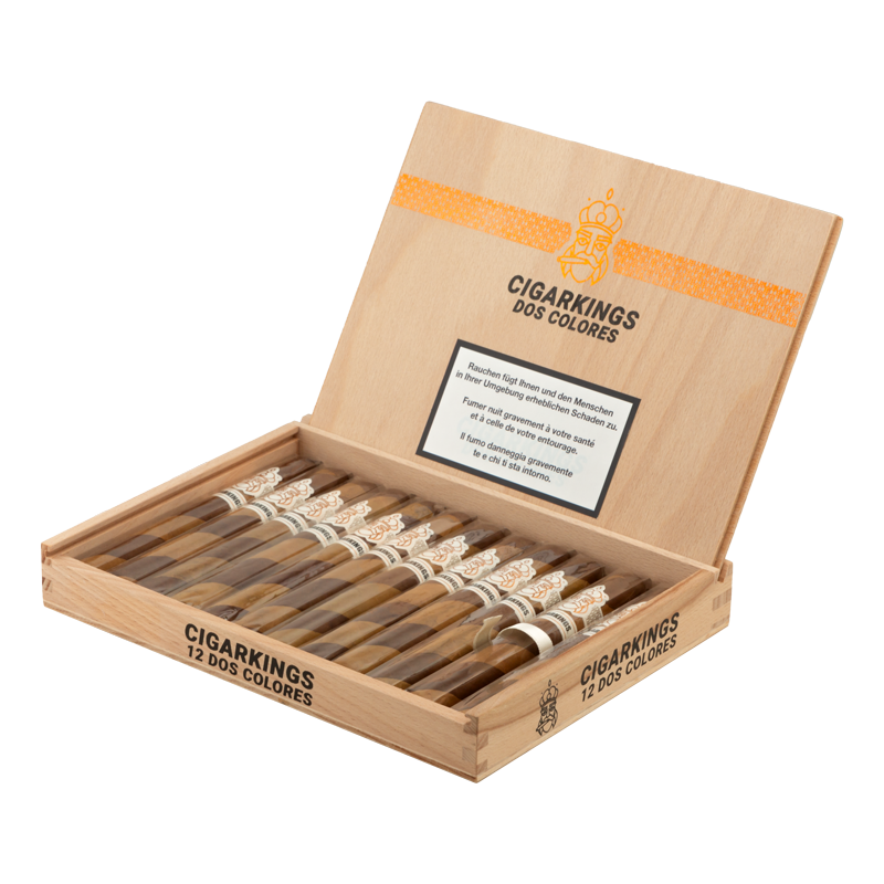CIGARKINGS DOS COLORES - CORONA GRANDE Box 12