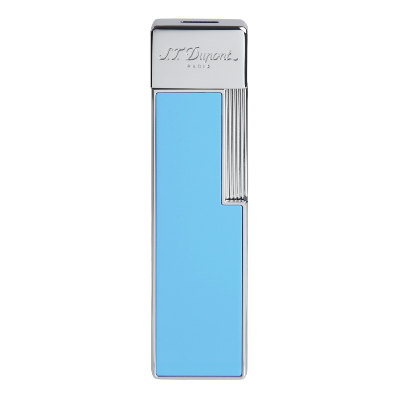 ST DUPONT TWIGGY - SKY BLUE&CHROME Piece