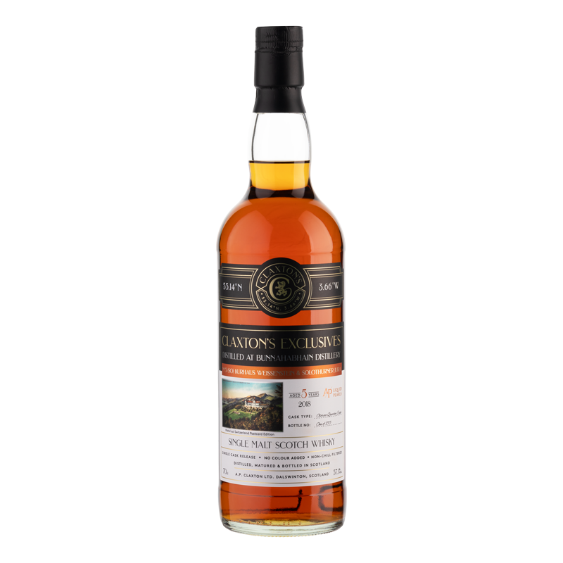 CLAXTON'S BUNNAHABHAIN - 2018 - 5 YEARS OLD - NO.5  Btl 70