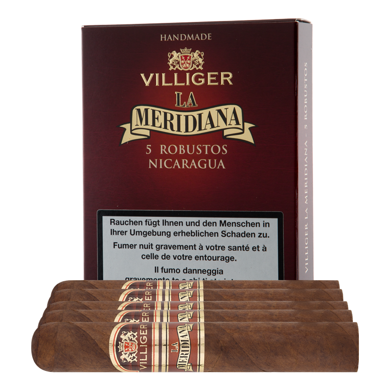 VILLIGER LA MERIDIANA - ROBUSTO Pack 5