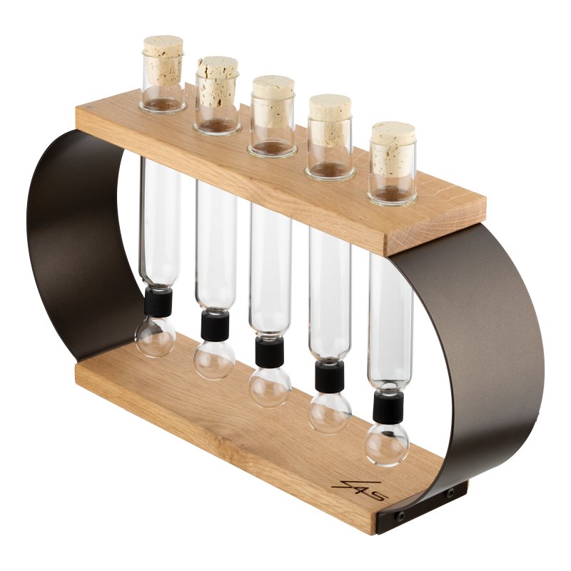LAS HUMIDOR V INOX - LIGHT WOOD Piece