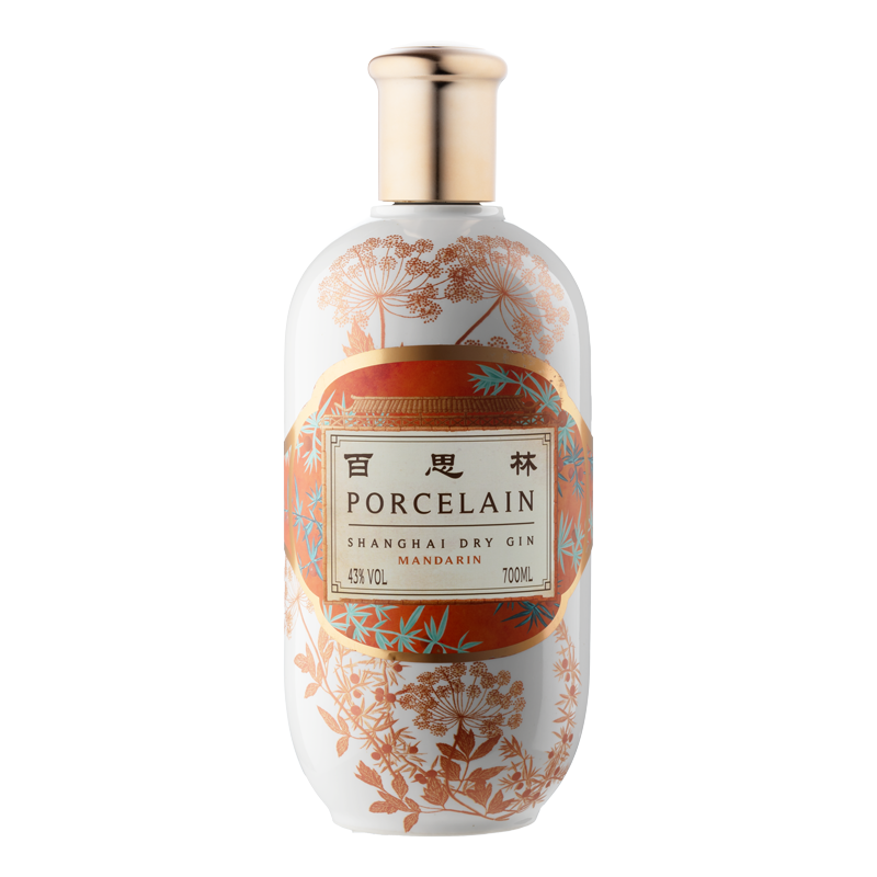 PORCELAIN GIN - SHANGHAI DRY GIN - MANDARIN Btl 70