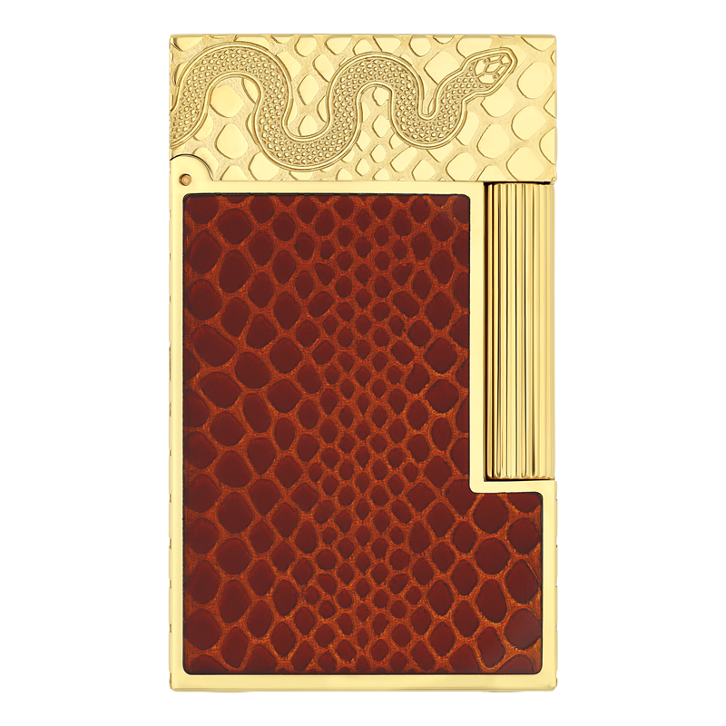 ST DUPONT LIGNE 2 - SNAKE RED&GOLD Piece