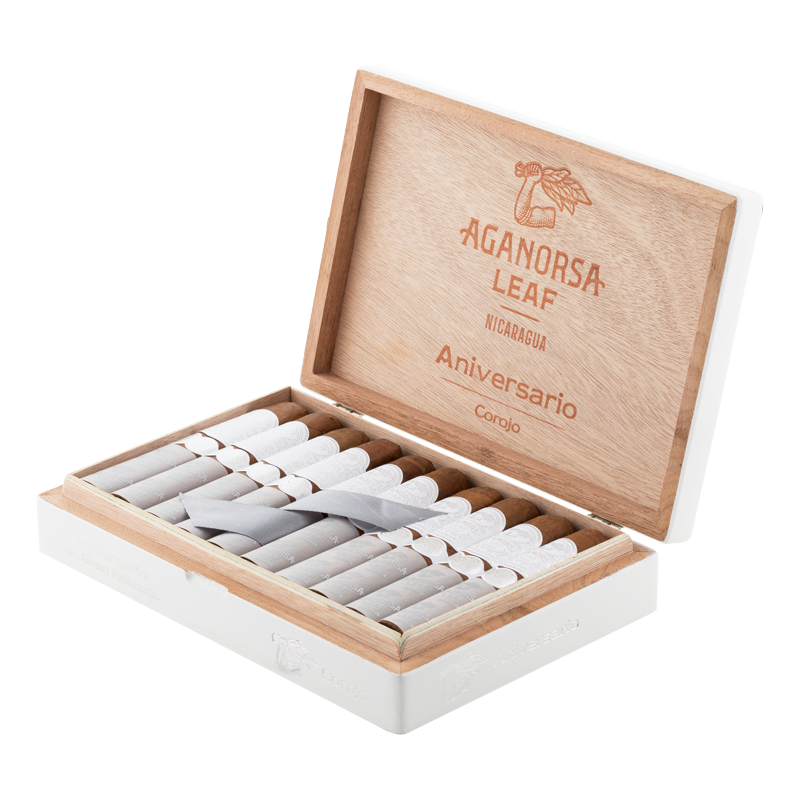AGANORSA LEAF ANNIVERSARIO COROJO - GRAN ROBUSTO Box 10