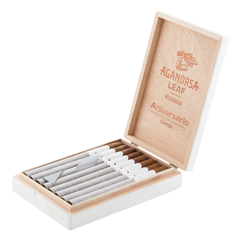 AGANORSA LEAF ANNIVERSARIO COROJO - LANCERO Box 16