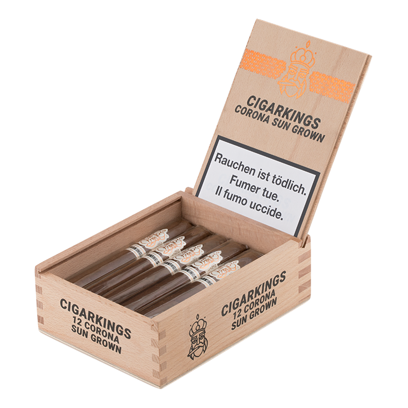 CIGARKINGS SUN GROWN - CORONA  Box 12