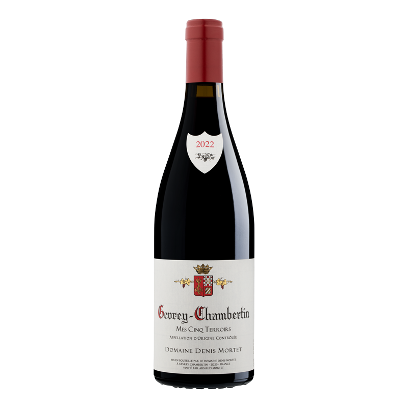 DOMAINE DENIS MORTET GEVREY-CHAMBERTIN - MES CINQ TERROIRS 2022 Btl 75
