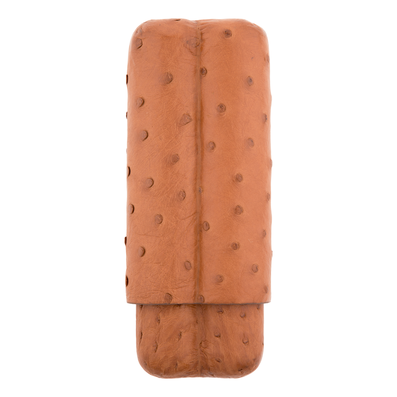 POROSUS OSTRICH - 2 CIGAR Piece