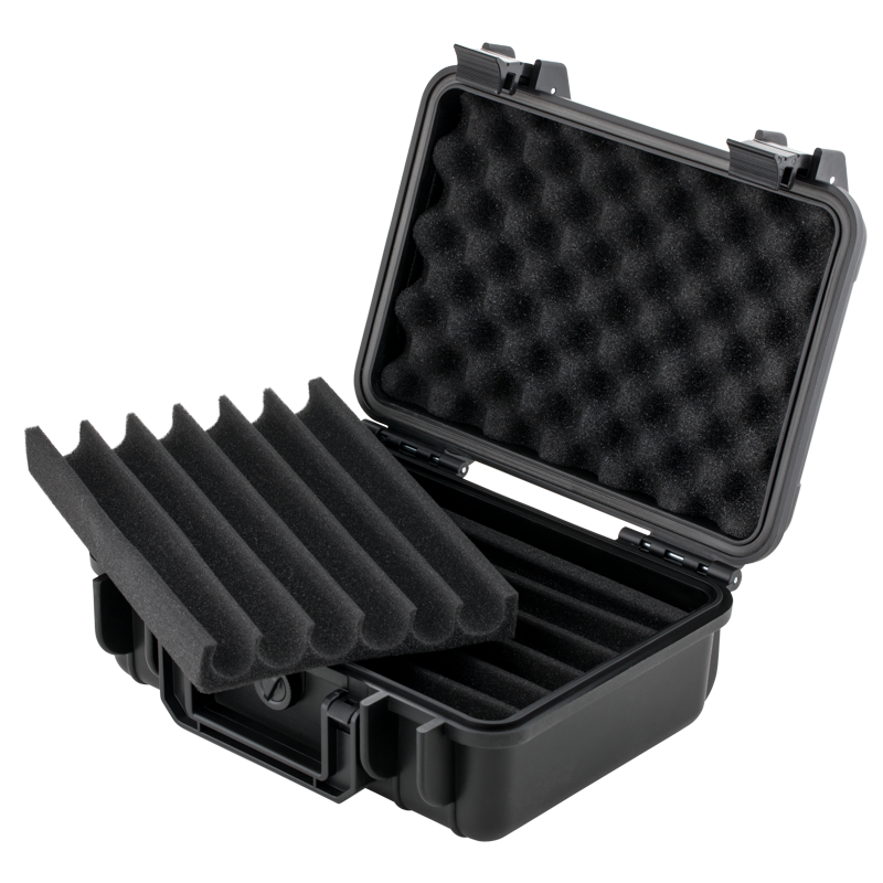 VECTOR CIGAR TRAVEL HARD CASE - 18 CIGARS - BLACK Piece