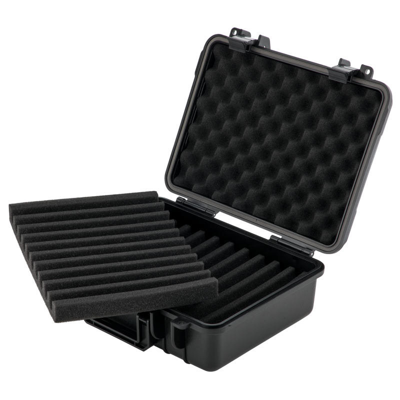 VECTOR CIGAR TRAVEL HARD CASE - 30 CIGARS - BLACK Piece