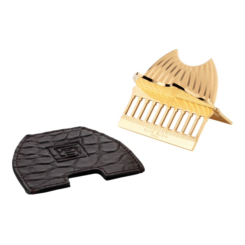 ELIE BLEU CIGAR STAND - EL CAPITOLIO - GOLD&BROWN Piece