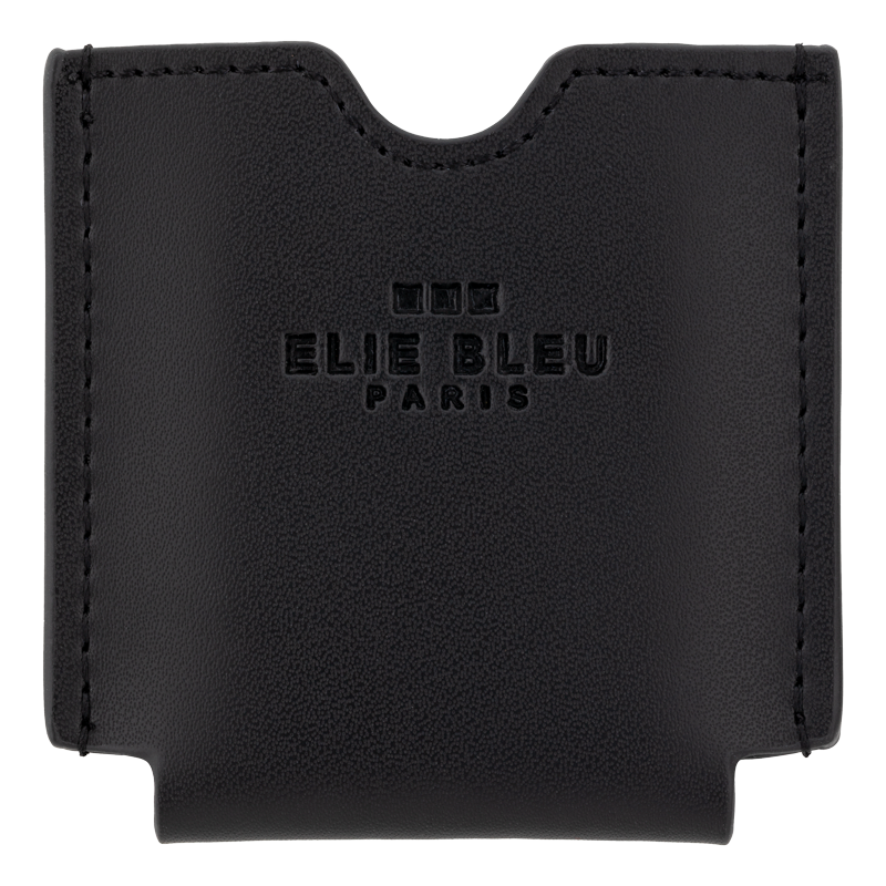 ELIE BLEU V-CUT CASE FOR C-5 - LEATHER - BLACK Piece