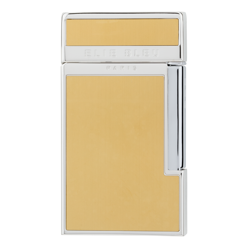ELIE BLEU LIGHTER - DIAMOND JET - BRUSHED GOLD Piece