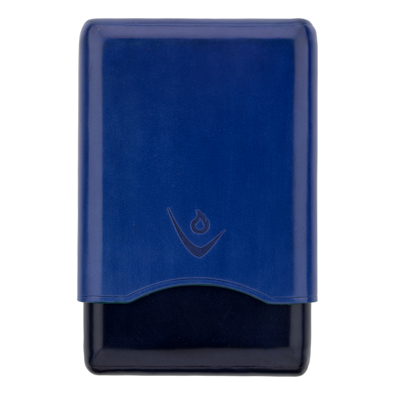 VECTOR CIGAR CASE - BLUE MONACO 4 CIGARS Box