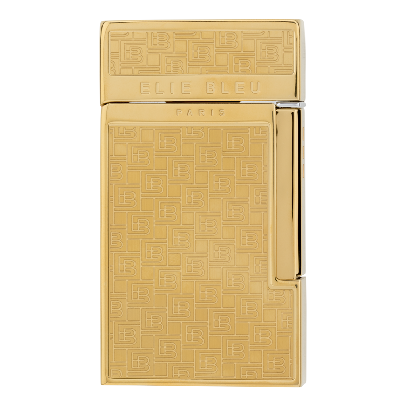 ELIE BLEU LIGHTER - DIAMOND JET - EB ALL OVER GOLD Piece