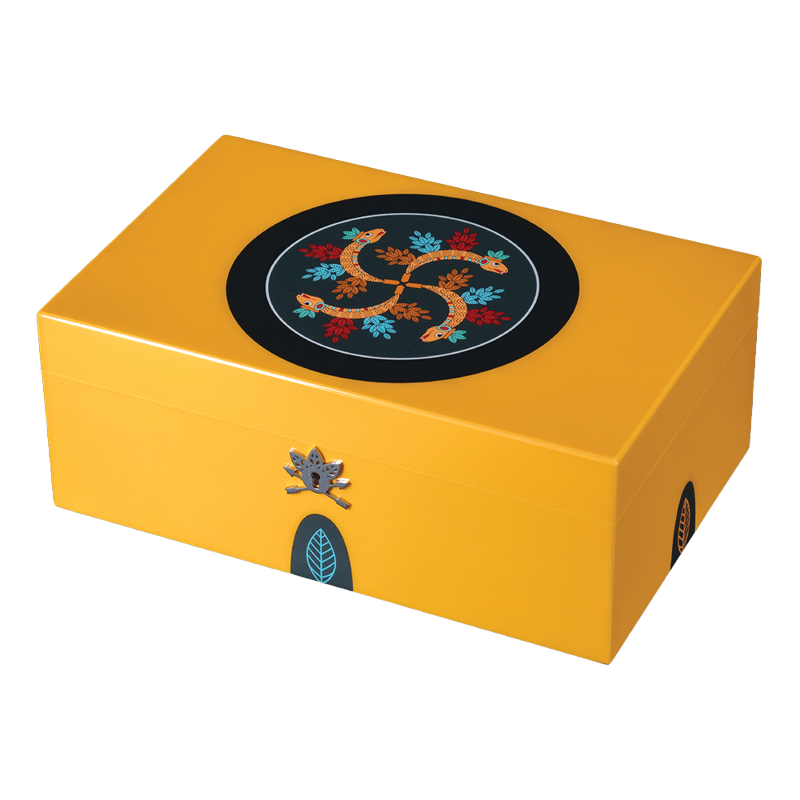 TOTEM HUMIDOR - FEATHERED SERPENT Piece
