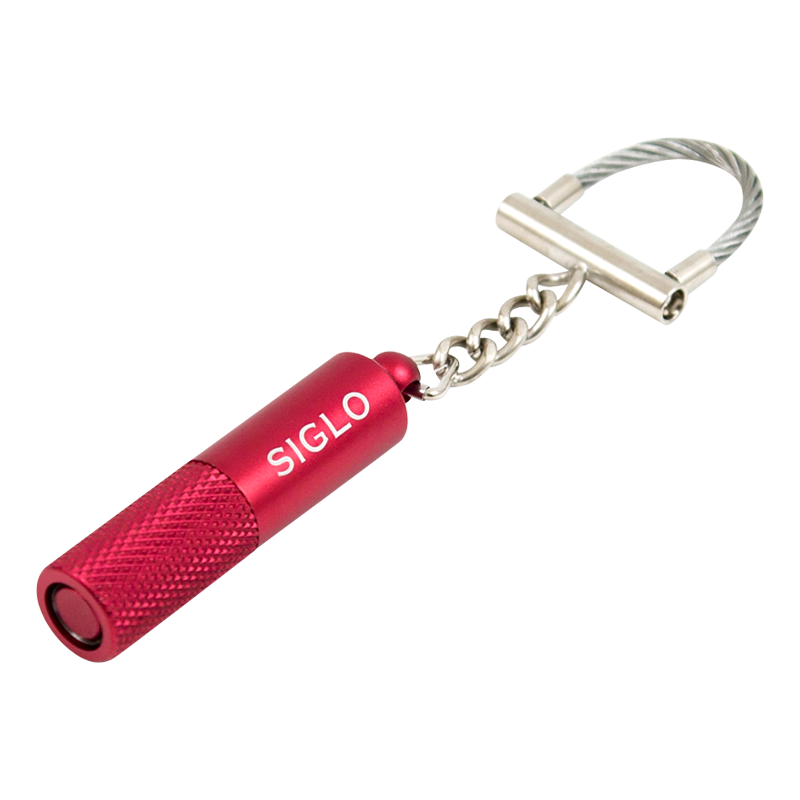 SIGLO KEYCHAIN - METALLIC BURGUNDY Piece