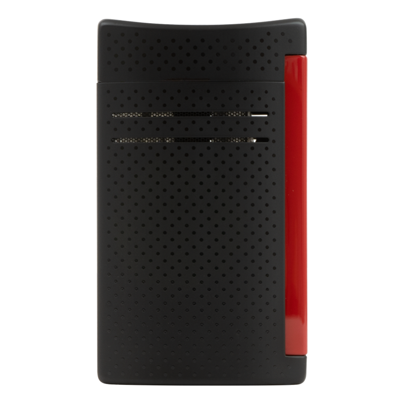 ST DUPONT MAXIJET - MATT BLACK RED PUNCHED EFFECT Piece