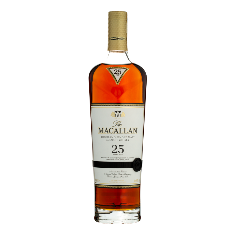 MACALLAN WHISKY - SHERRY OAK - 25 ANS Btl 70