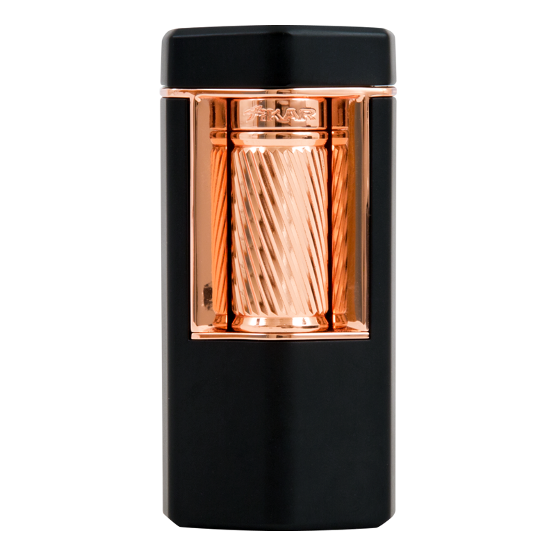 XIKAR MERIDIAN - TRIPLE SOFT FLAME - BLACK&ROSE GOLD Piece