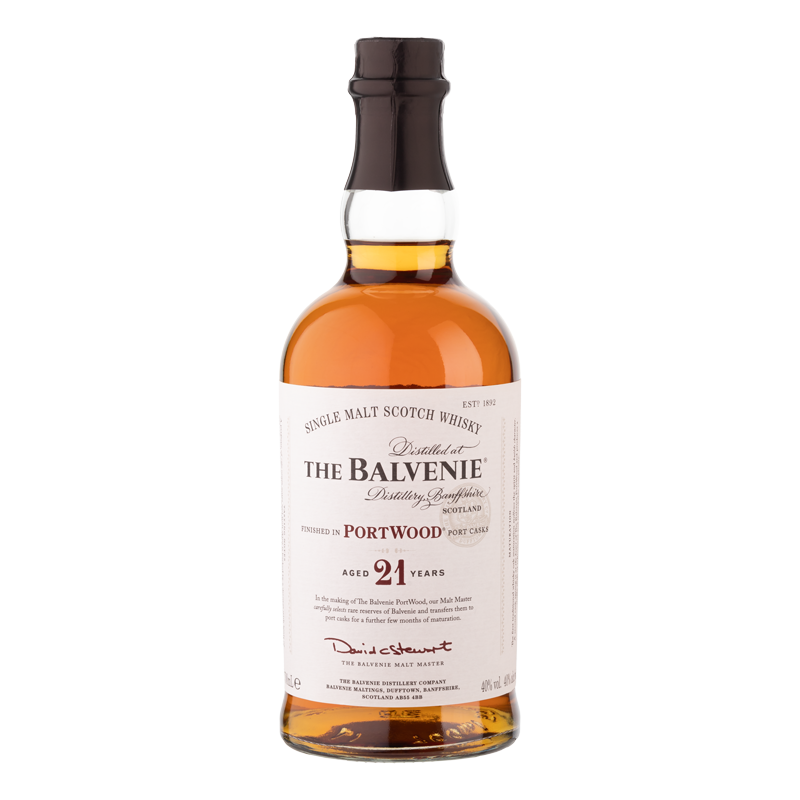 THE BALVENIE WHISKY - PORT WOOD CASK - 21 ANS Btl 70