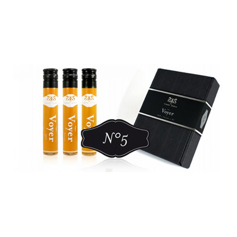 CIGARS and SPIRITS COGNAC - NO.5 - VOYER - 3x5cl Box