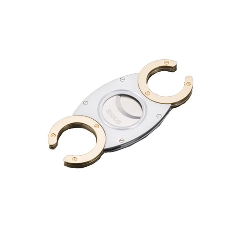SIGLO CC TWIN - SILVER BODY & GOLD HANDLE Piece