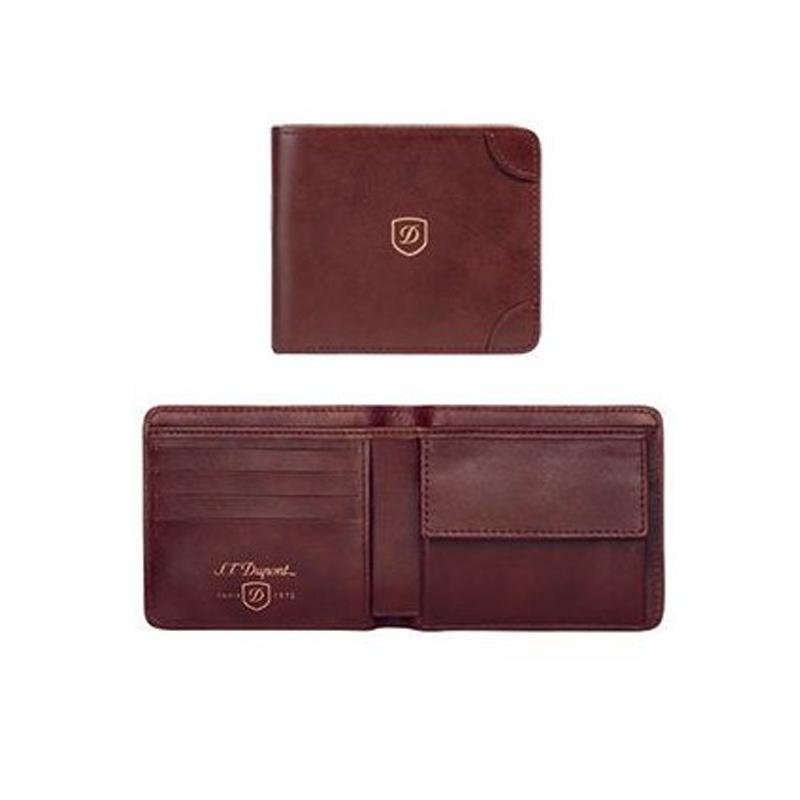 ST DUPONT BILLFOLD 4CC 1 COIN PURSE - ICONIC SLG - NATURAL Piece