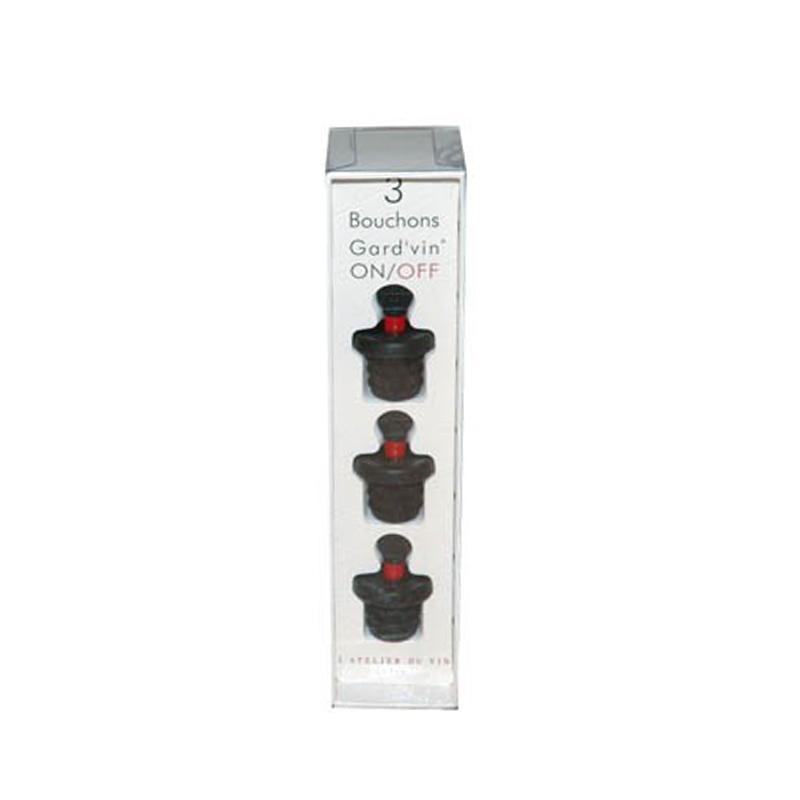 ATELIER DU VIN GARD'VIN ON/OFF SEALERS - SET OF 3 Piece